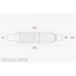 AT4040XL - Aero Exhaust TurbineXL 4" Resonated Muffler